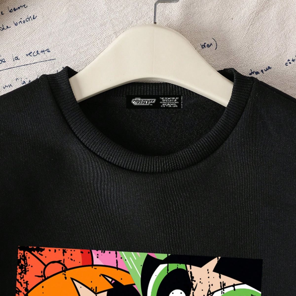 KIRAMA CLOTHING STORE - Polerón Infantil Powerpuff Girls Estampado  Negro