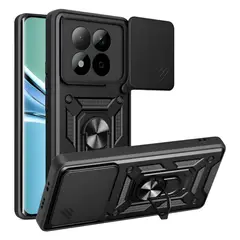 GENERICO - Carcasa Armor Anillo Para Xiaomi Note 15 Pro 5G - Negro
