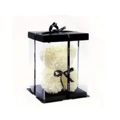 MOVI - OSO PELATOS DE ROSAS SAN VALENTIN BLANCO