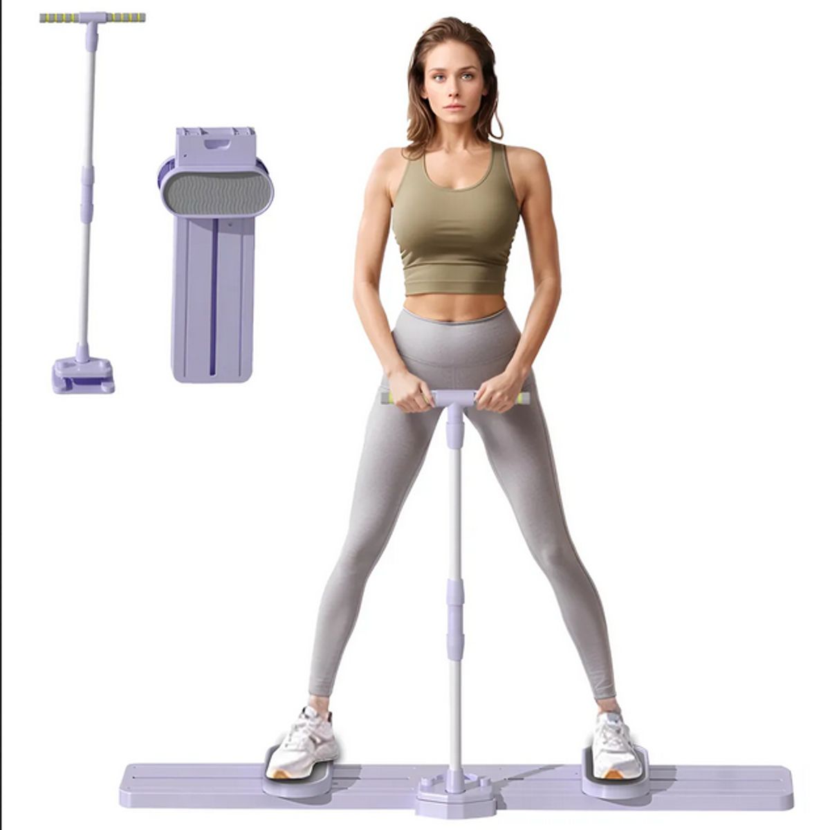 GENERICO - Maquina De Ejercicio Aductores Abdominales Plegable Tonificador Muscular