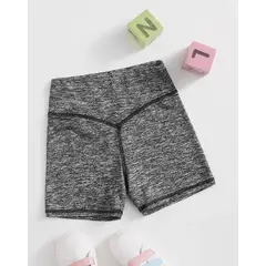 KIRAMA CLOTHING STORE - Short Ciclista Infantil Liso Gris Oscuro