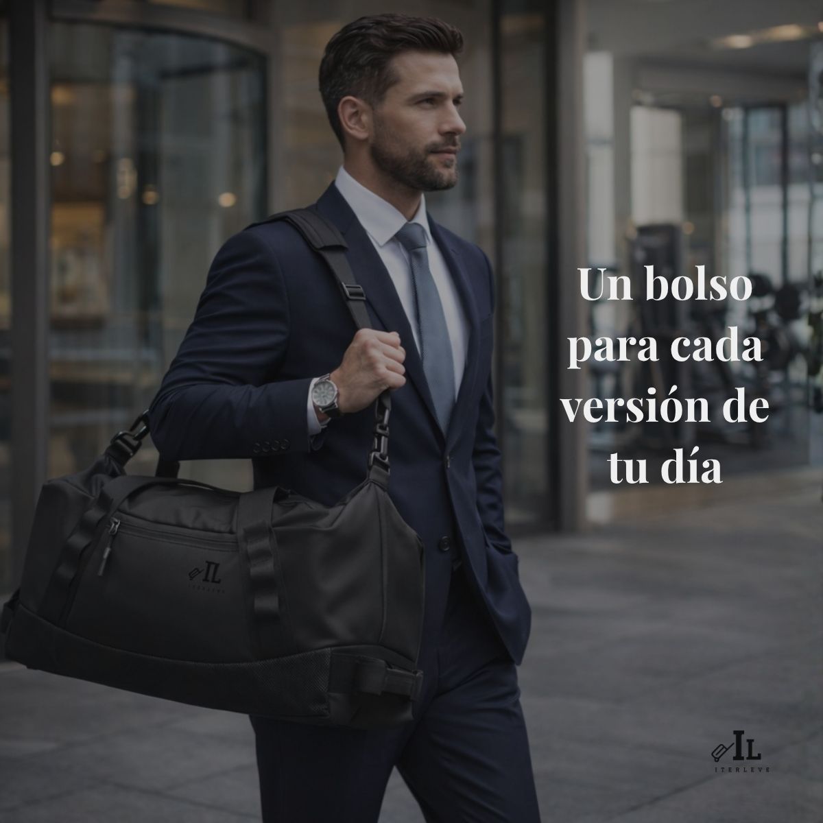 ITERLEVE - Bolso Deportivo Viaje Capacidad 40l Gym Oficina Impermeable
