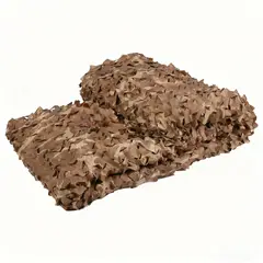 GENERICO - Red de camuflaje color marrón arena de 36 metros