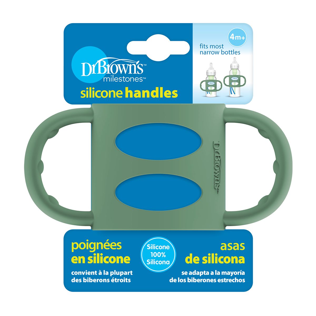 DR BROWN'S - Mango Agarradera Para Mamadera Dr Brown´s Estándar Verde