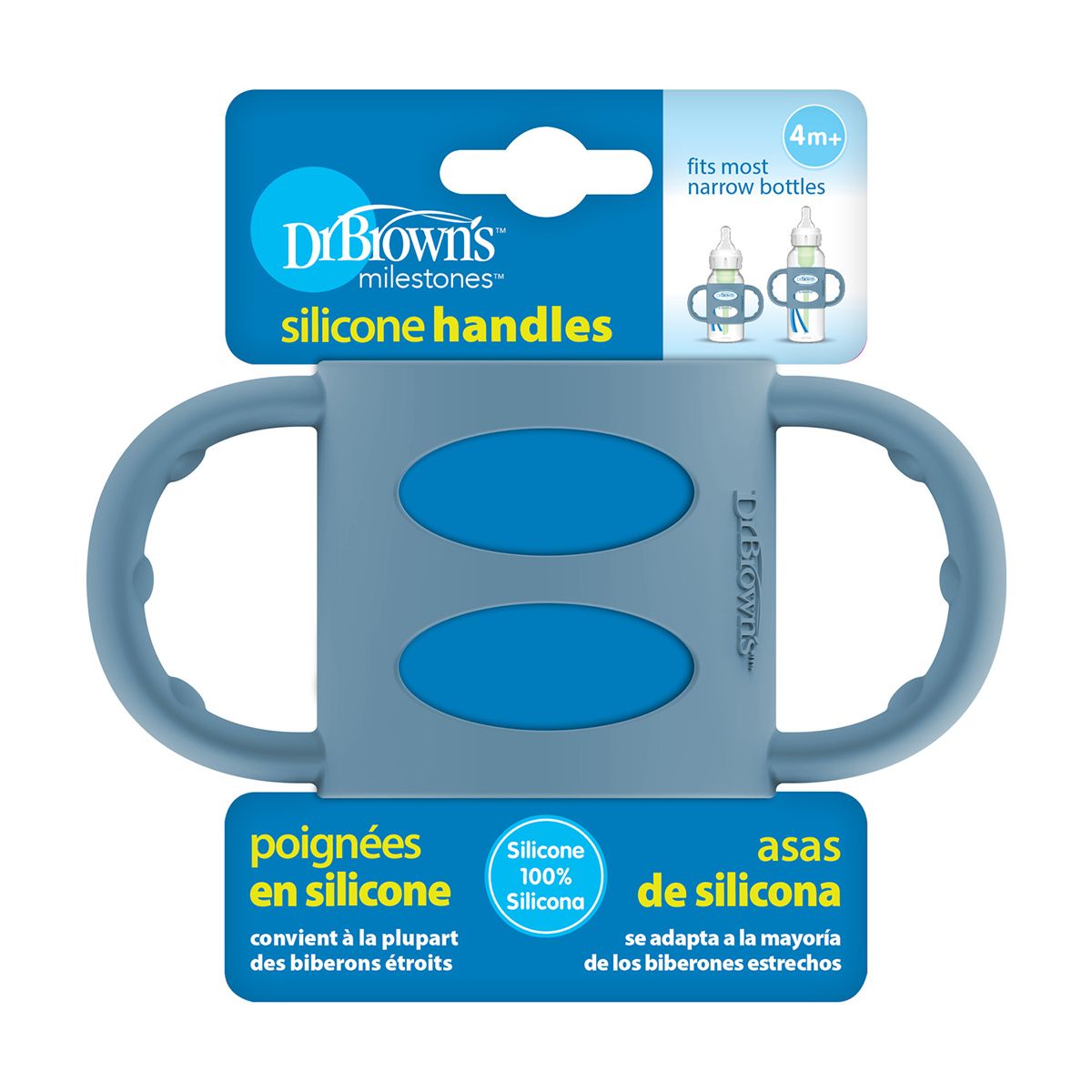 DR BROWN'S - Mango Agarradera Para Mamadera Dr Brown´s Estándar Azul