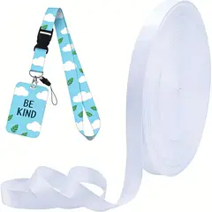 GENERICO - Cordón/cinta De Sublimación De Tinta Blanca De 100 Metros