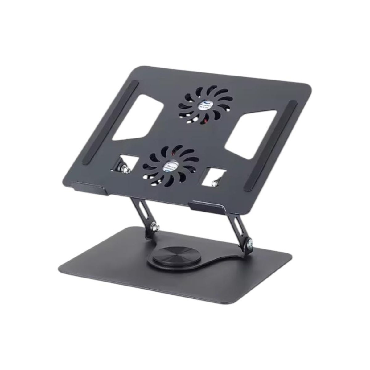 GENERICO - Base Soporte Giratorio 360 Notebook Tablet Metálico con Ventilación