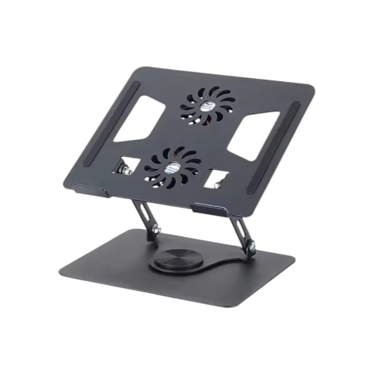 GENERICO - Base Soporte Giratorio 360 Notebook Tablet Metálico con Ventilación