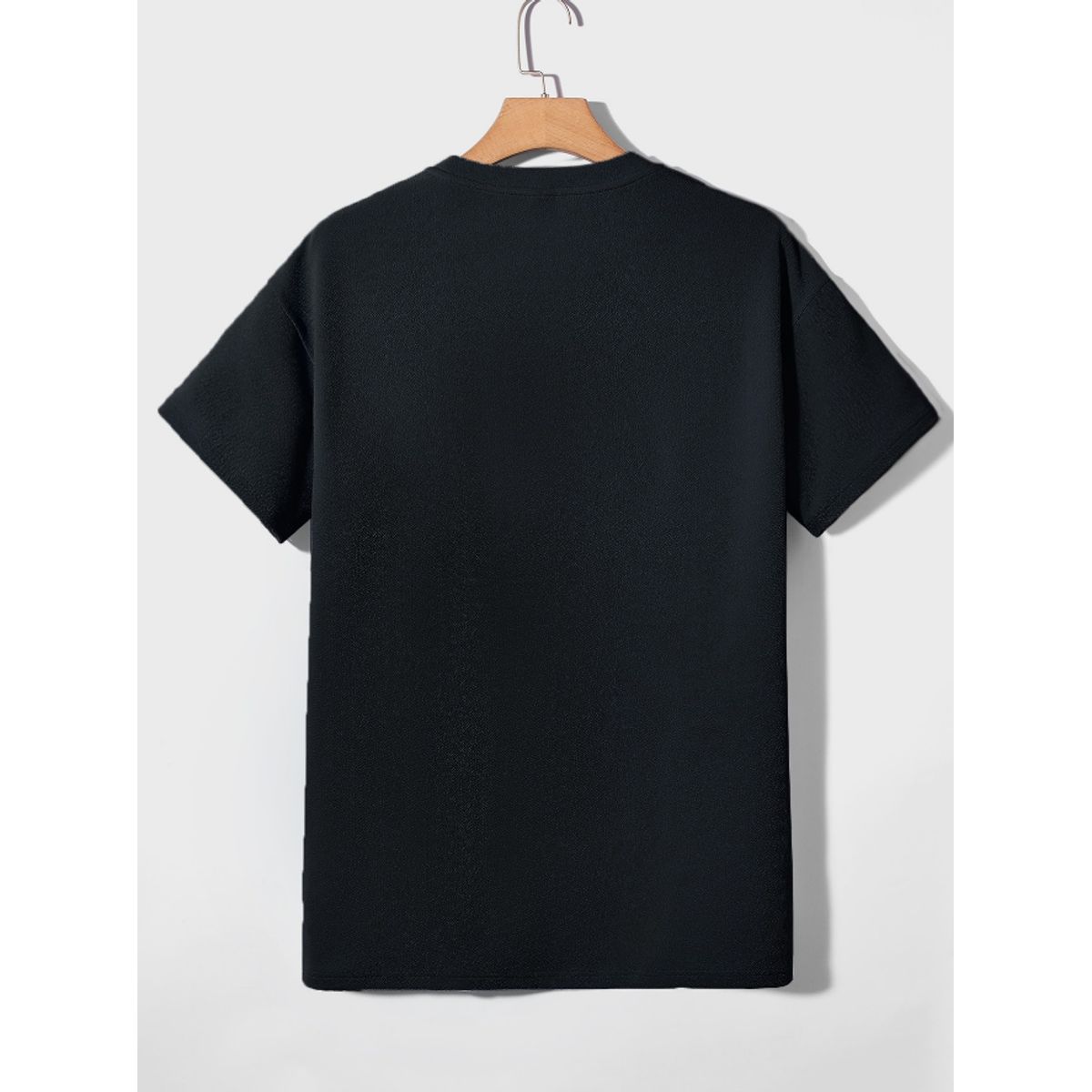 KIRAMA CLOTHING STORE - Polera Hombre Manga Corta Lisa  Negro