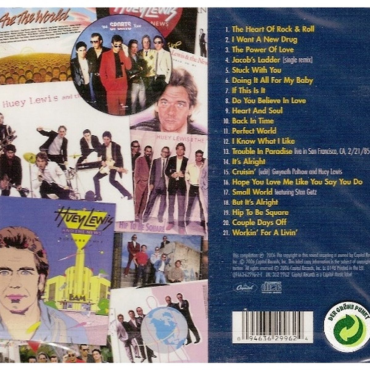 GENERICO - HUEY LEWIS & THE NEWS - GREATEST HITS / CD