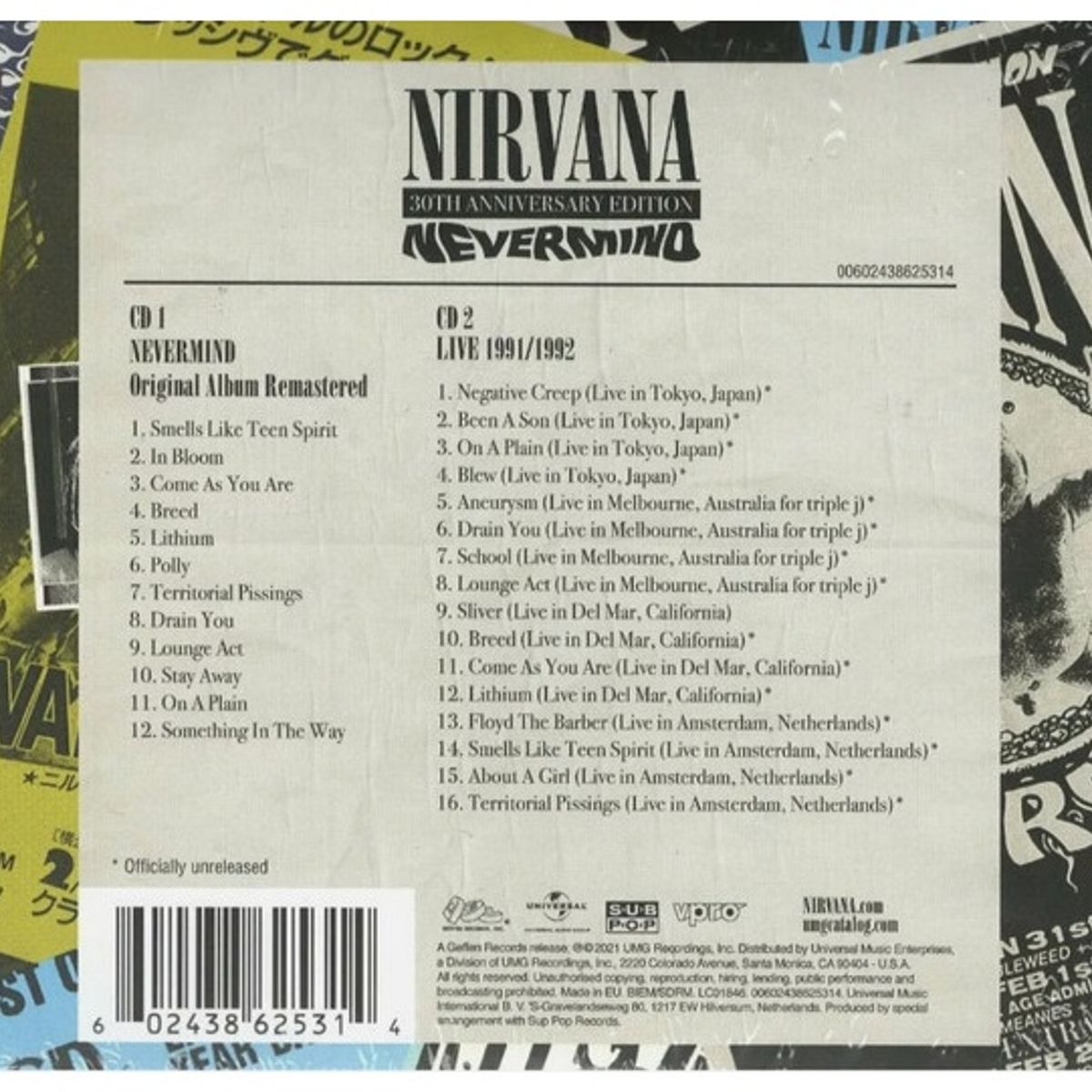 GENERICO - NIRVANA - NEVERMIND (DELUXE EDITION) (2CD) / CD