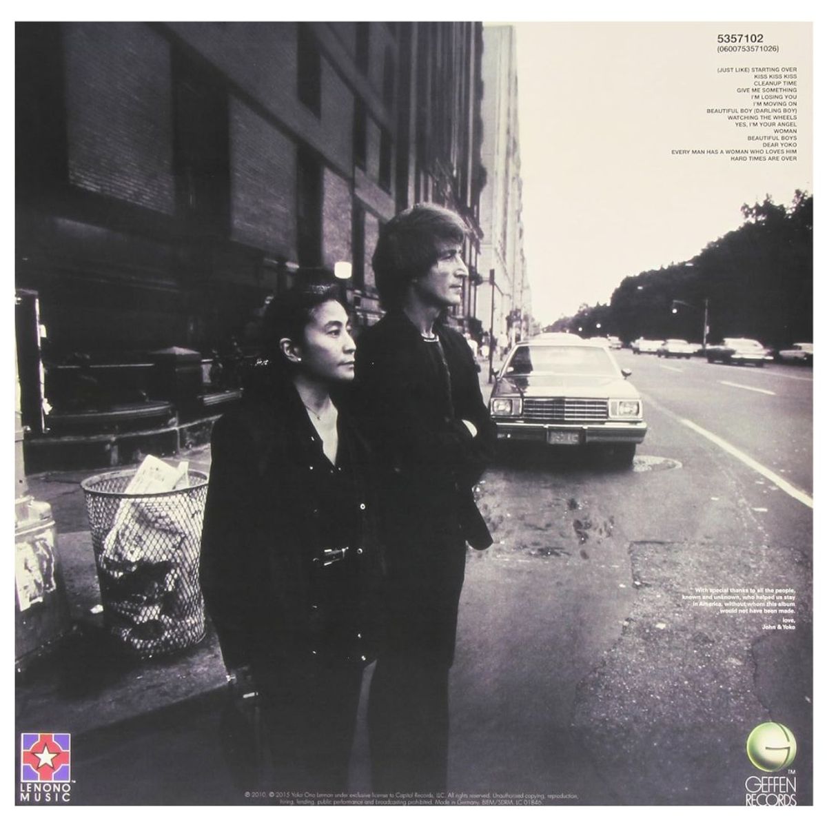 GENERICO - JOHN LENNON - DOUBLE FANTASY / VINILO