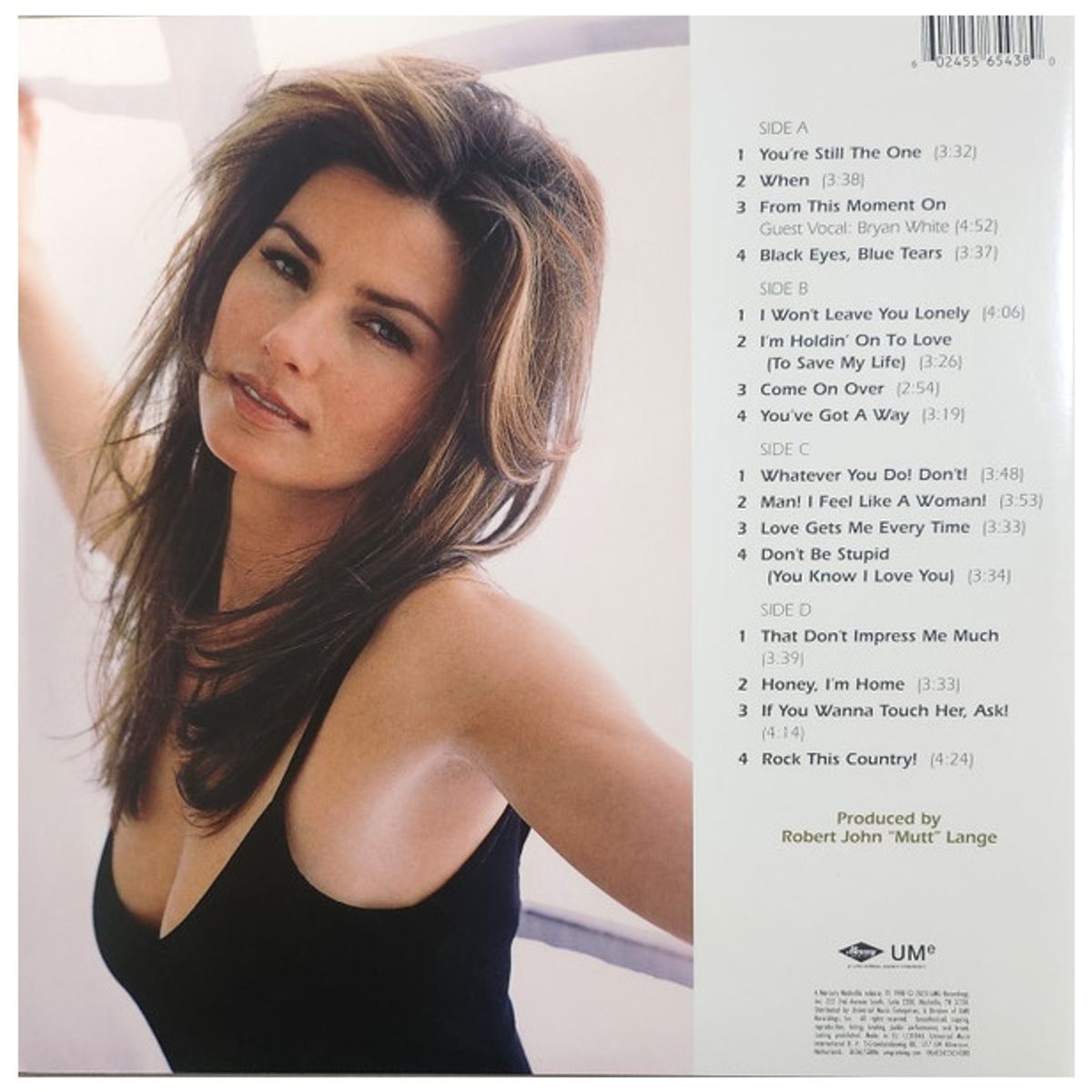 GENERICO - SHANIA TWAIN - COME ON OVER (BLUE VINYL) (2LP) / VINILO