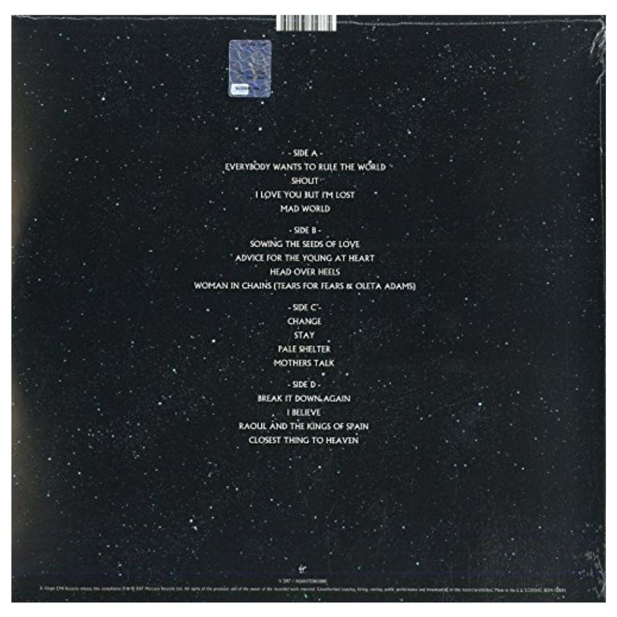 GENERICO - TEARS FOR FEARS - RULE THE WORLD: THE GREATEST HITS (2LP) / VINILO