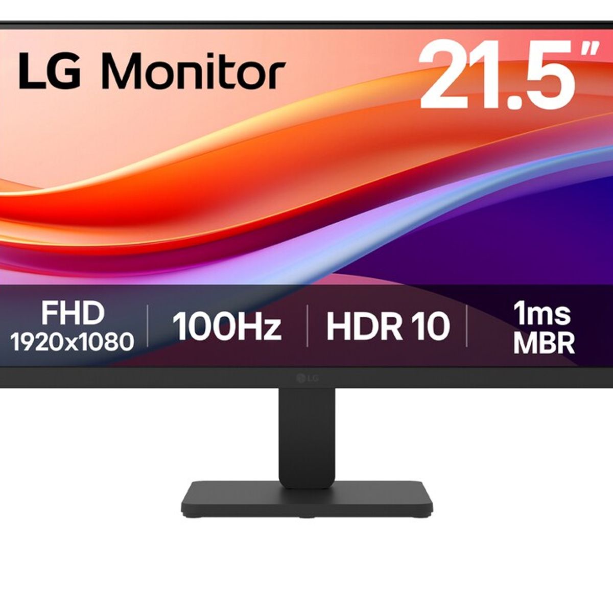 LG - Monitor LG de 215 pulgadas Full HD 100 Hz con sRGB 99 % típico HDR 10 y 1 ms MBR 22U401A-B