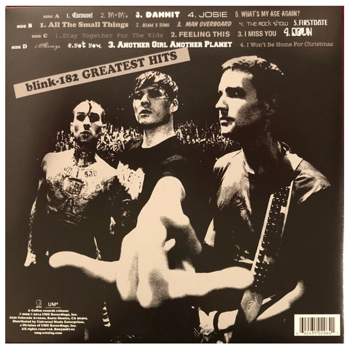 GENERICO - BLINK-182 - GREATEST HITS 2LP  VINILO