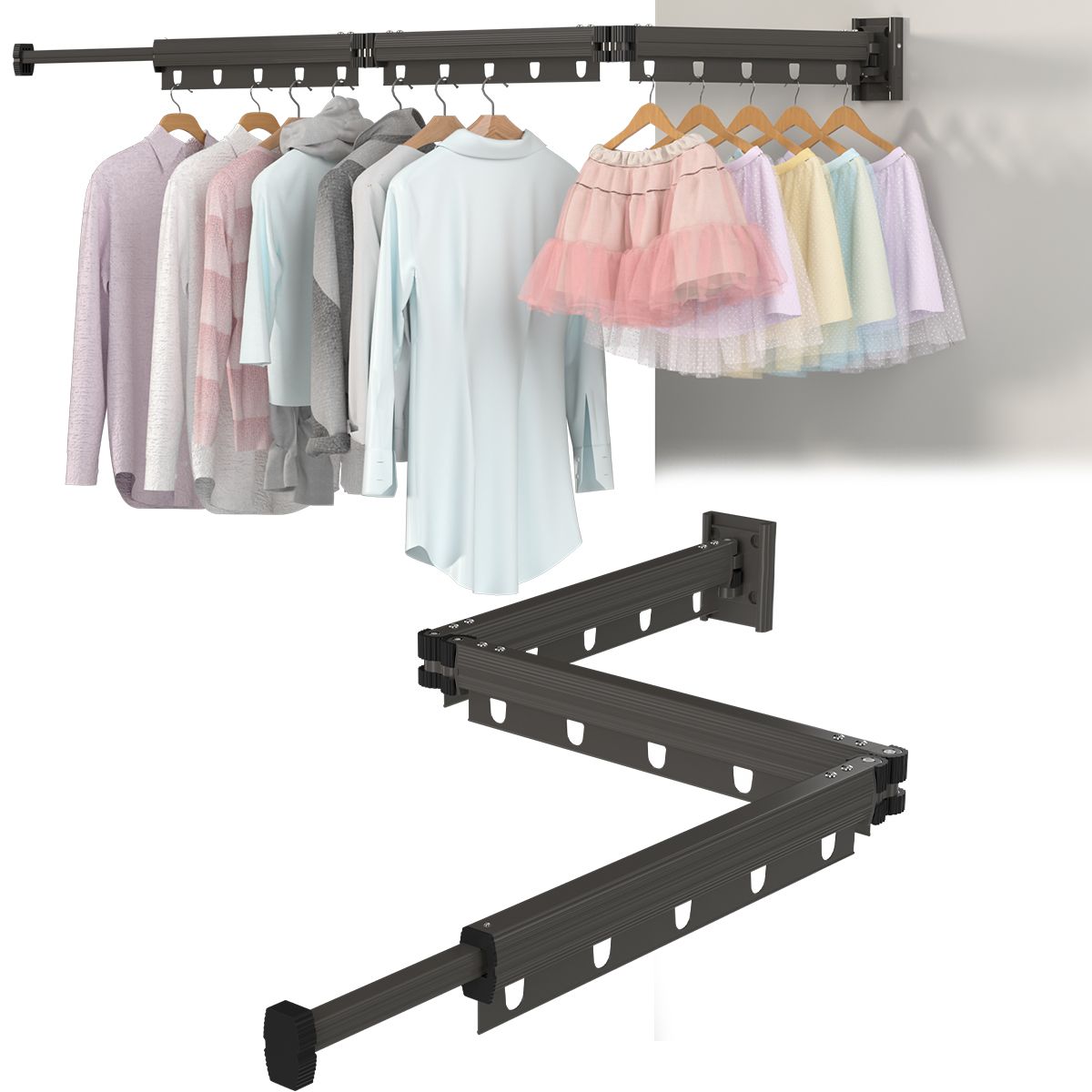 YAYKO - Tendedero Plegable colgadores de ropa  Ajustable