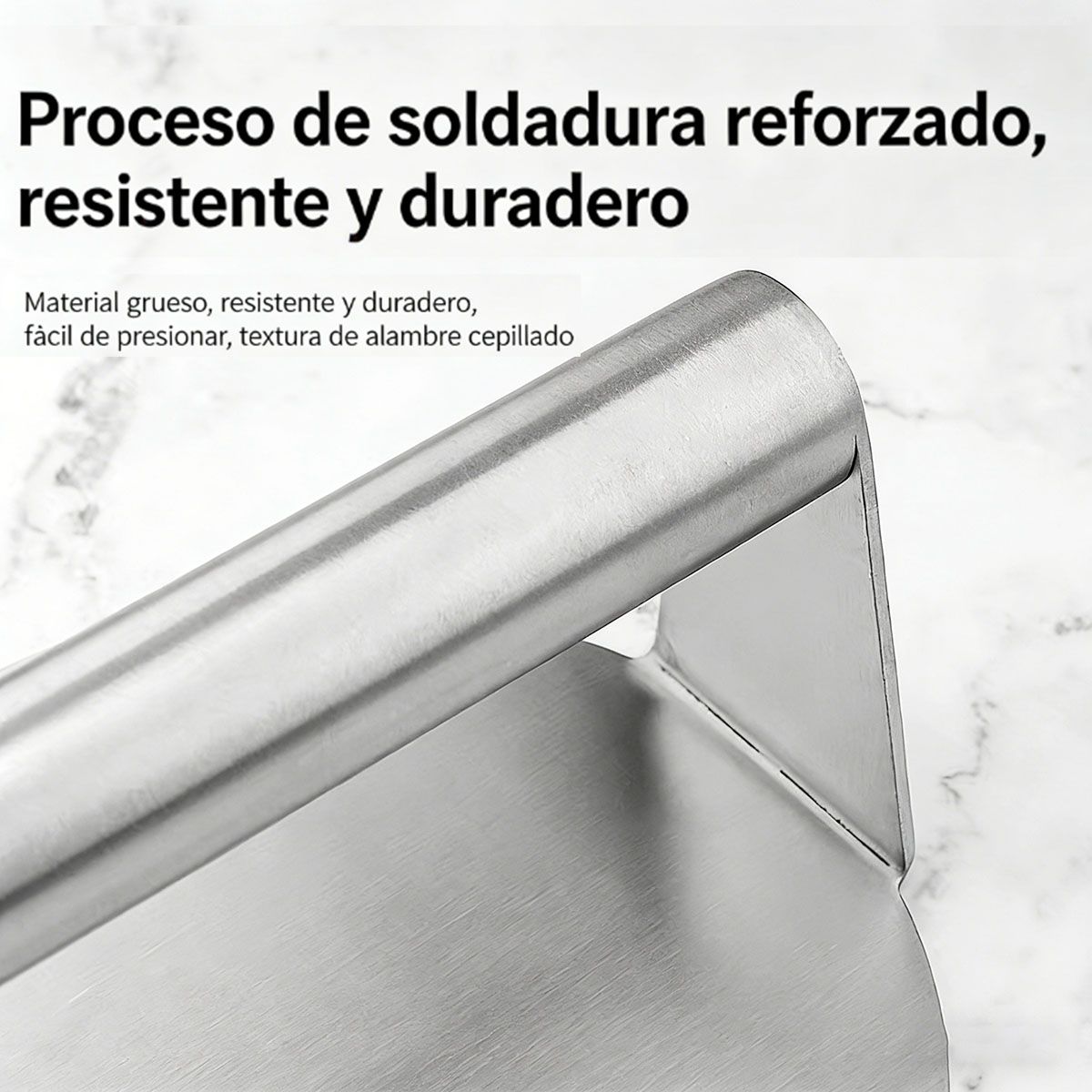 MOONCORE - Máquina Para Hacer Hamburguesas Casera De Acero Inoxidable