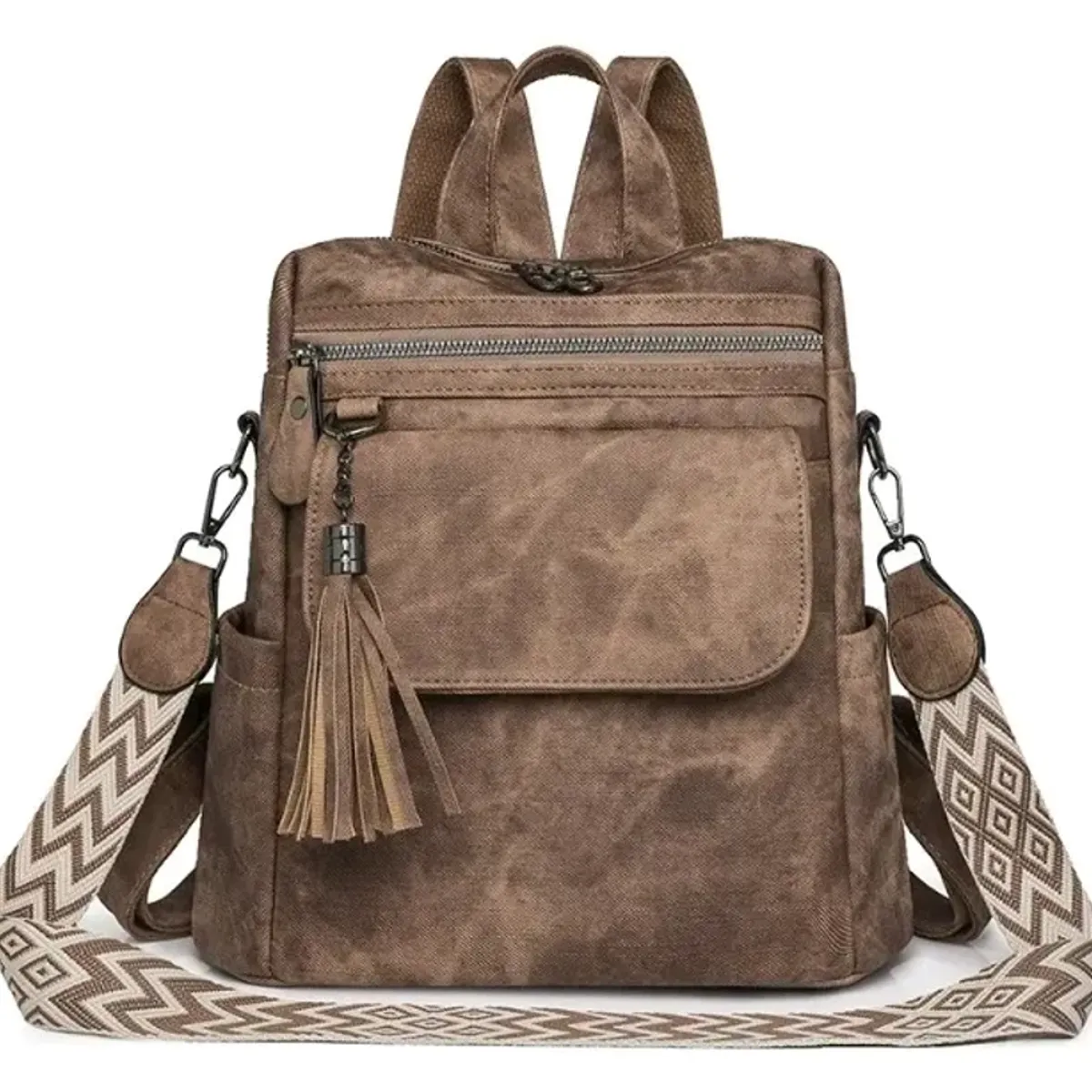TNAKIEX - Mochila Cartera De Cuero Elegante A La Moda Para Mujer Chic