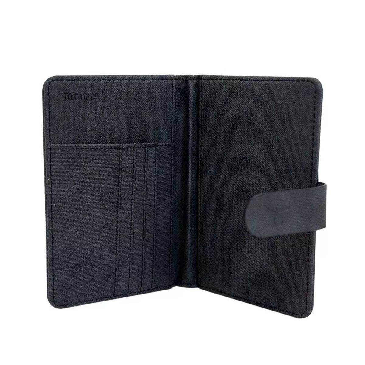 MOOSE - PORTA PASAPORTE NEGRO MOOSE