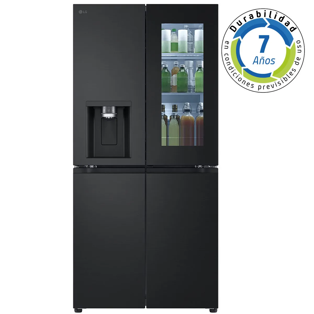 LG - Refrigerador French Door 508L con InstaView™ GM57WXM