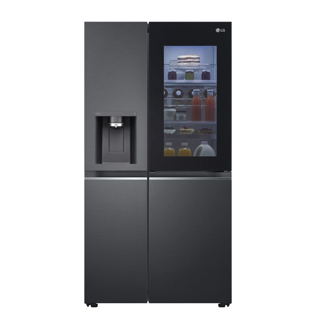 LG - Refrigerador Side by Side 635L con InstaView™ GS66SXTC
