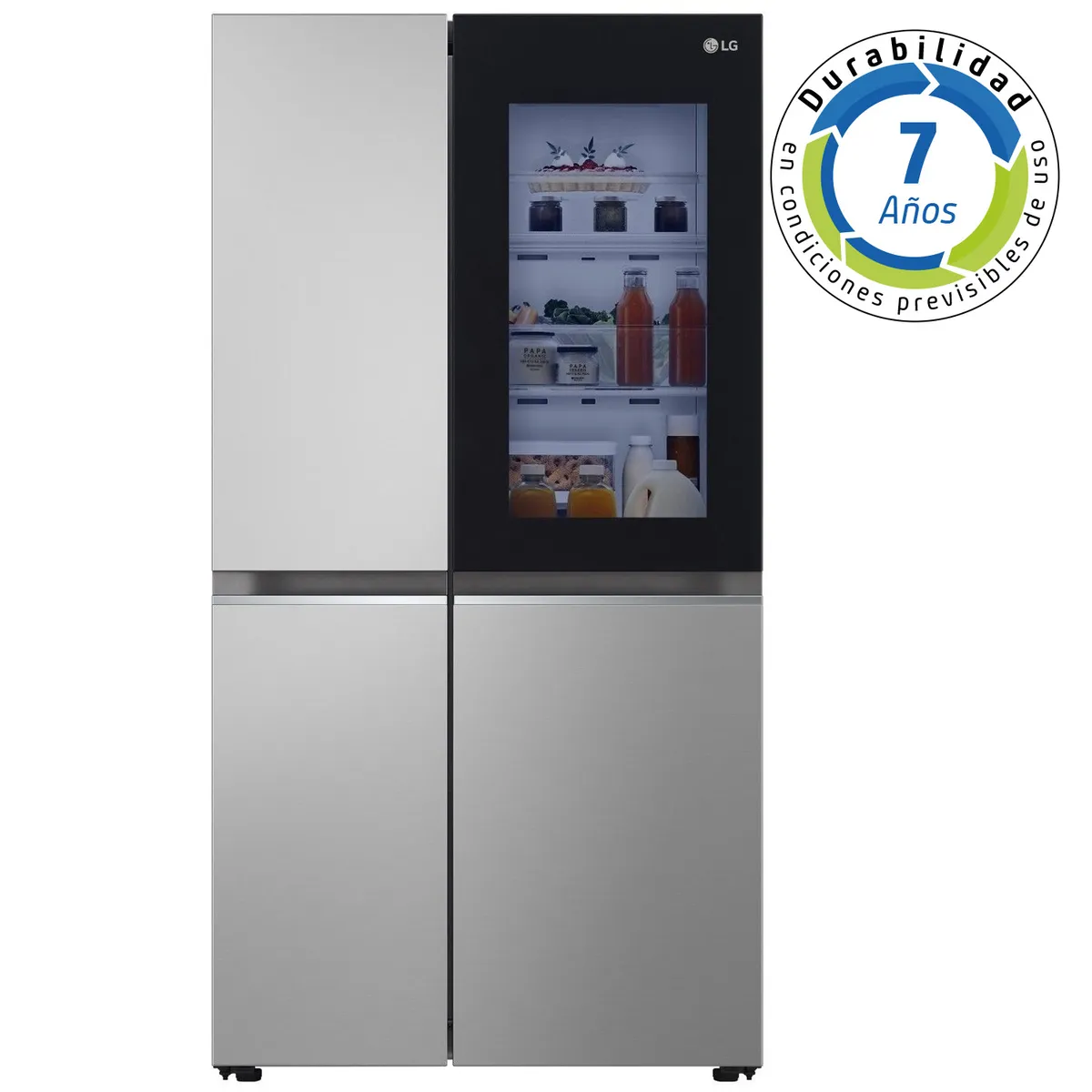 Refrigerador Side by Side 647L con InstaView™ GS66BVP, marca LG - Foto Principal