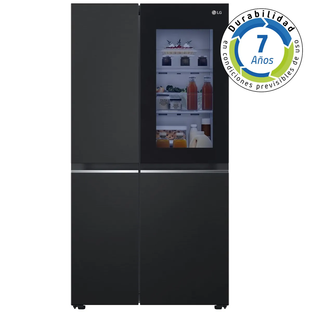 Refrigerador Side by Side LG 655 Litros con Instaview™ GS66BVM, marca LG - Foto Principal