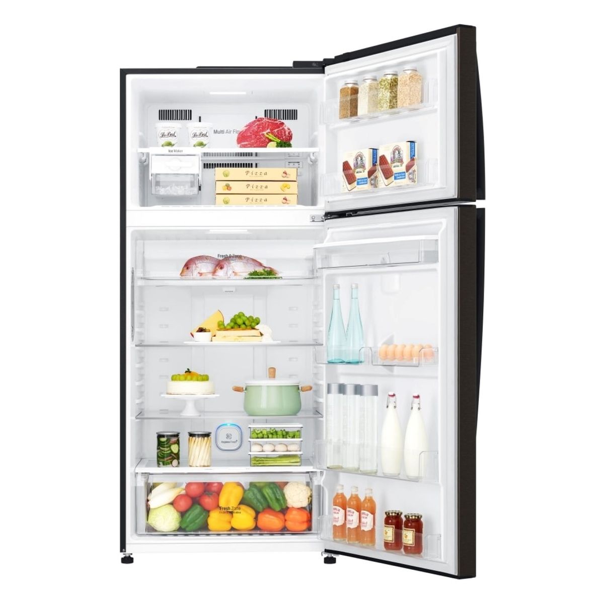 LG - Refrigerador Top Freezer LG 509 Litros con Motor Smart Inverter Compressor GT51SGD