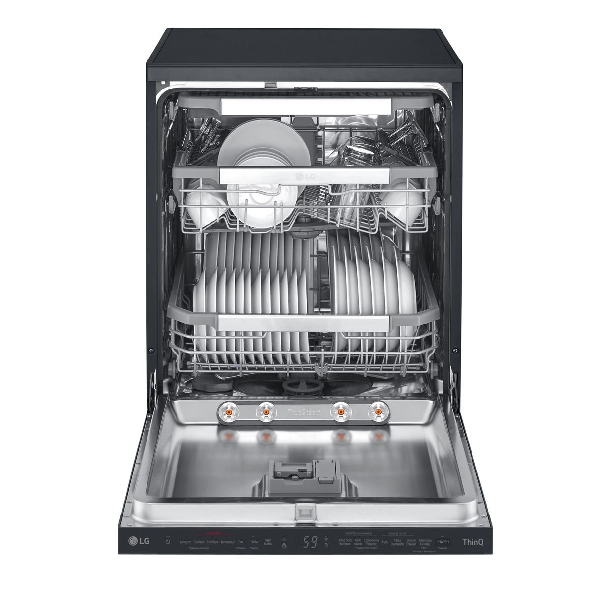 Lavavajillas 14 cubiertos con QuadWash™ y AOD DF455HMS, marca LG - Foto 2