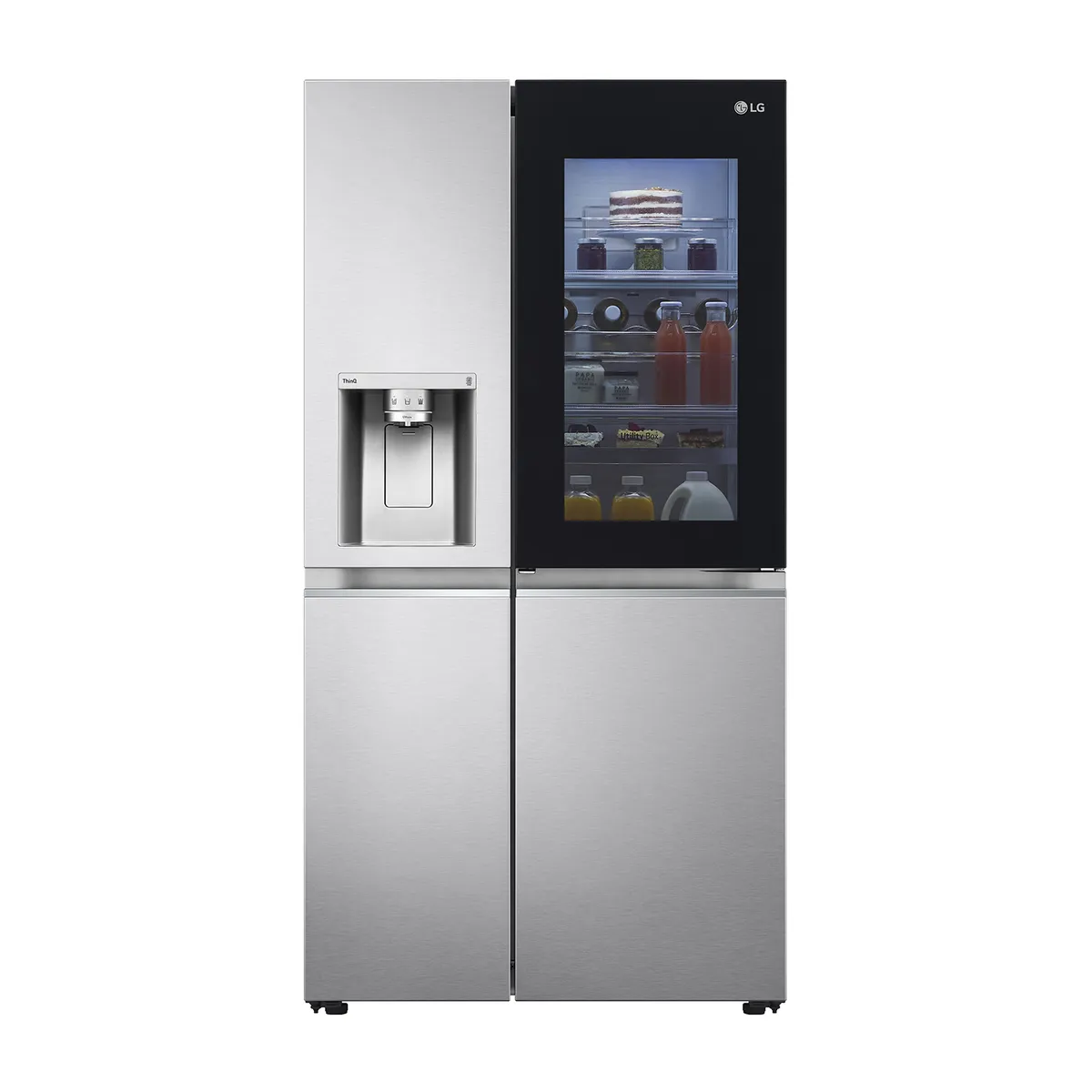 LG - Refrigerador Side by Side 635L con InstaView™ GS66SXNC