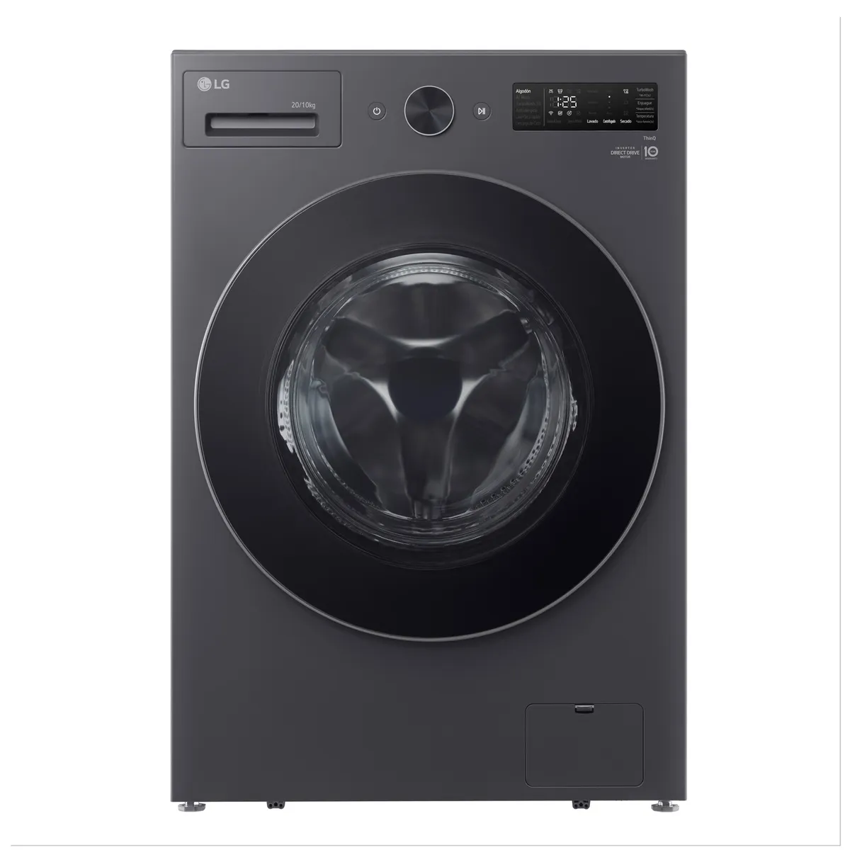 LG - Lavadora Secadora 20Kg10Kg con AIDD WD20EGNTSPG
