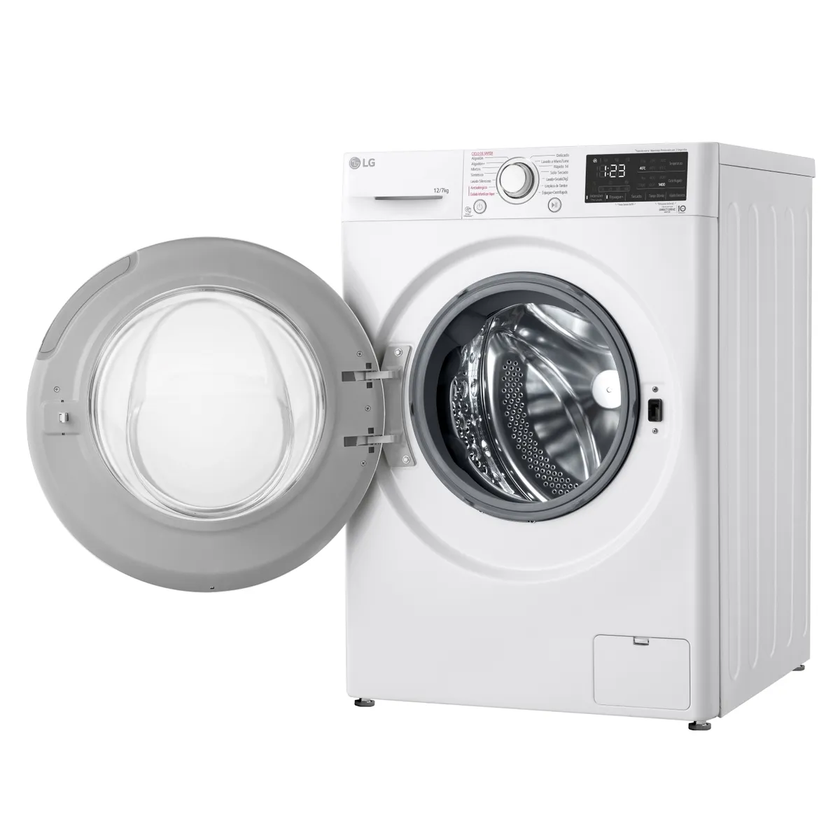 LG - Lavadora Secadora 12Kg-7Kg con AIDD™ WD12WVC5S6
