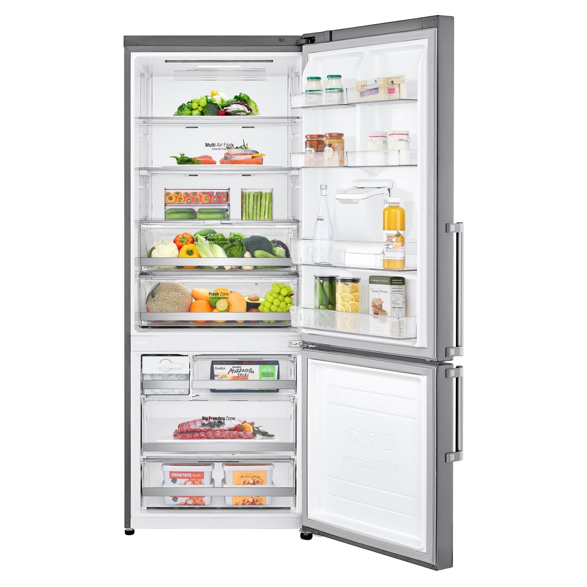 LG - Refrigerador Bottom Freezer LG 461 Litros con ThinQ™ GB45SGP