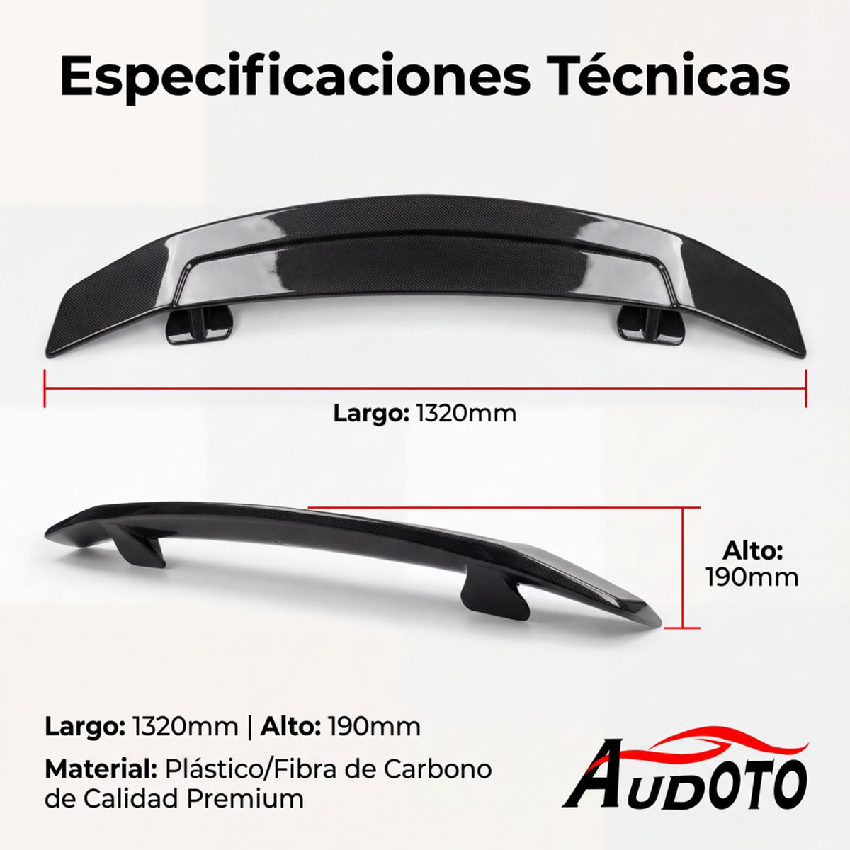 AUDOTO - Alerón De Conversión Para Gm Y Coches Deportivos