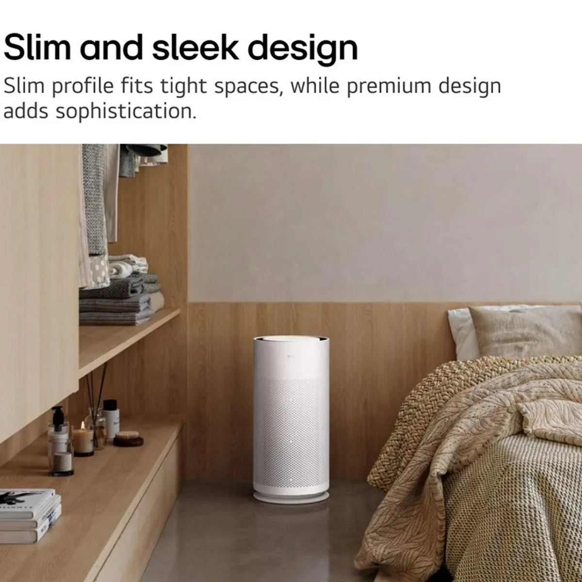 LG - Purificador de Aire LG AeroHit para Espacios de hasta 32 m² AS35GGW10