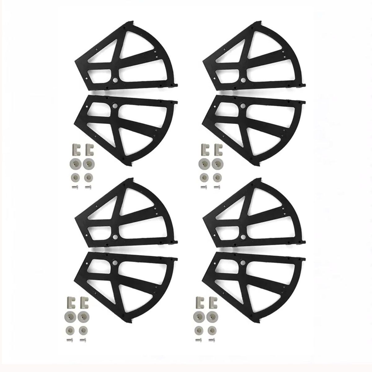 Bisagras De Plástico Para Zapatero Familiar De 8 Piezas, marca MOONCORE - Foto Principal