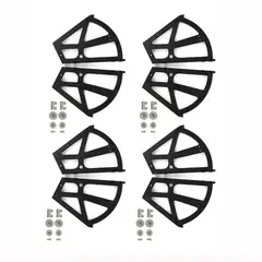 MOONCORE - Bisagras De Plástico Para Zapatero Familiar De 8 Piezas