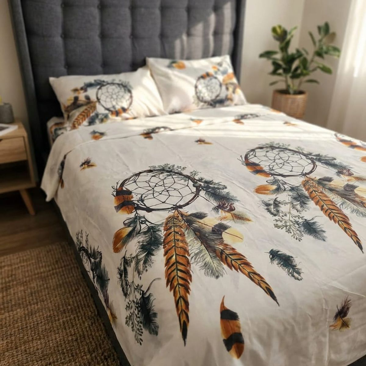 GENERICO - JUEGO DE SABANAS 100% ALGODON  SUAVES Y CÁLIDAS