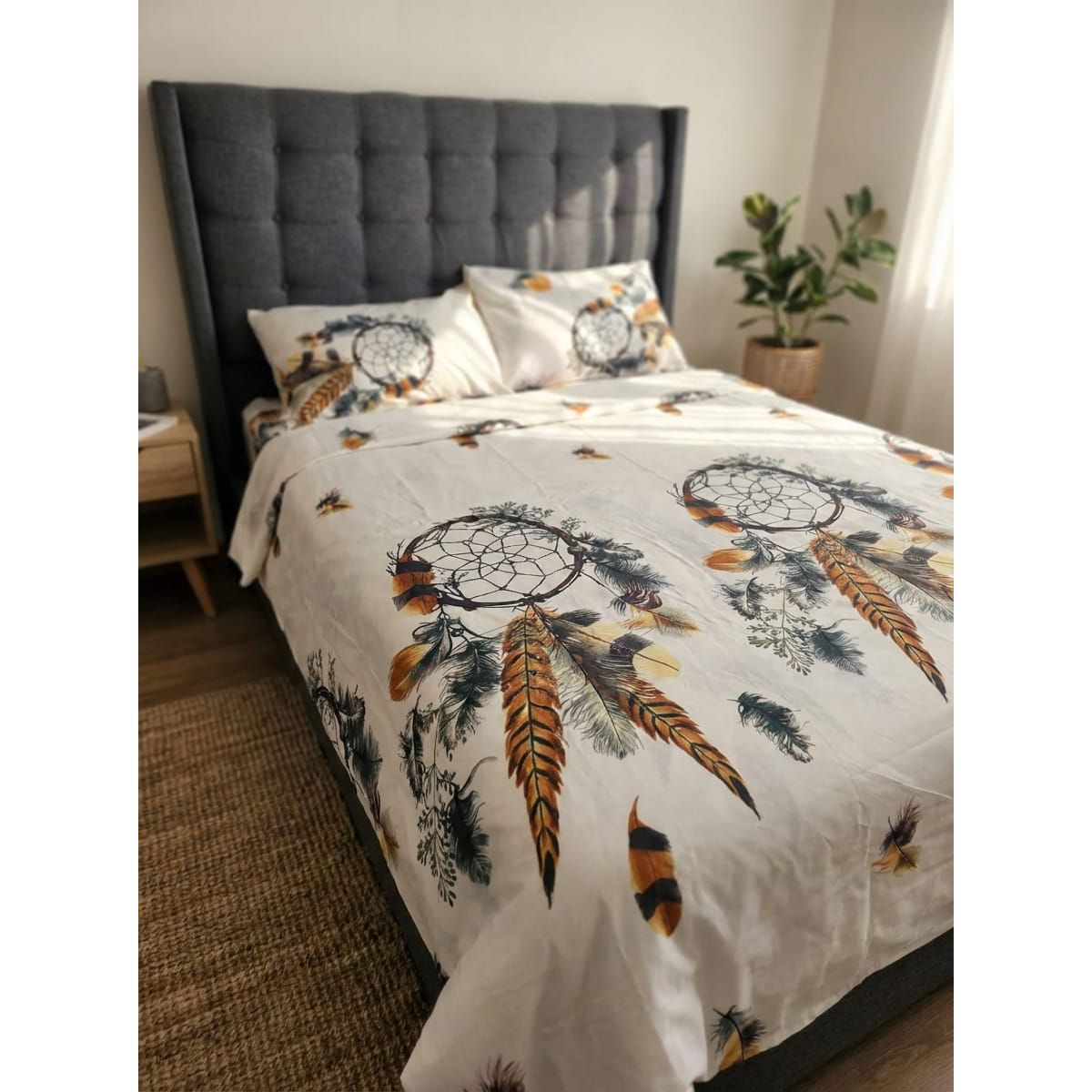 GENERICO - JUEGO DE SABANAS 100% ALGODON  SUAVES Y CÁLIDAS