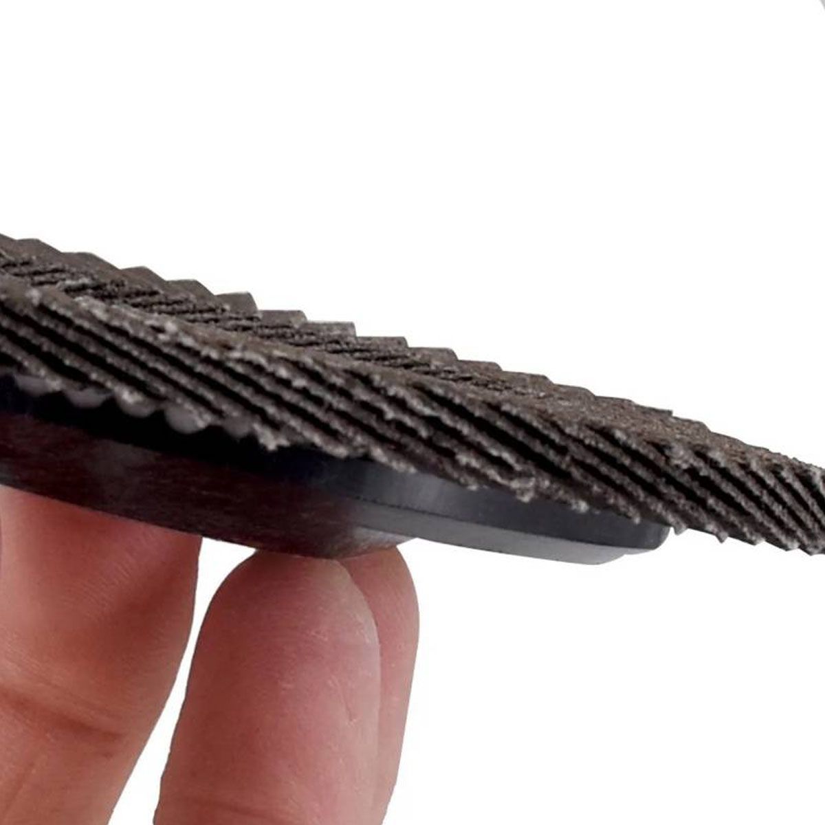 GENERICO - Disco Flap Lija Traslapado Madera 4,5 Pulgadas Flovi