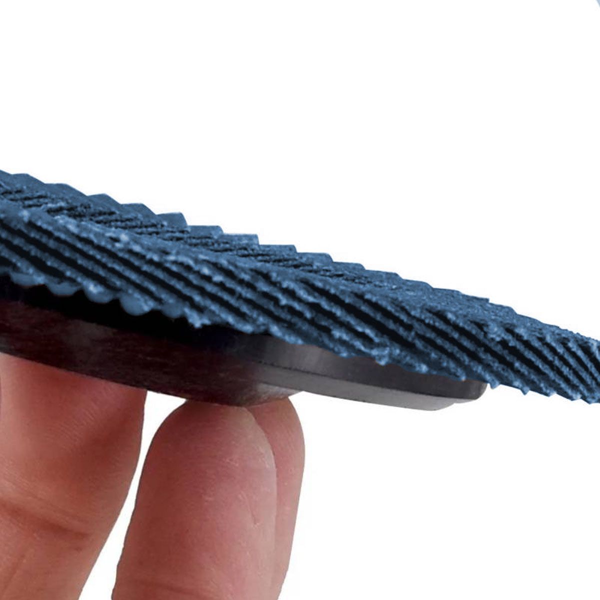 GENERICO - Disco Flap Lija Traslapado Metal 4,5 Pulgadas Flovi