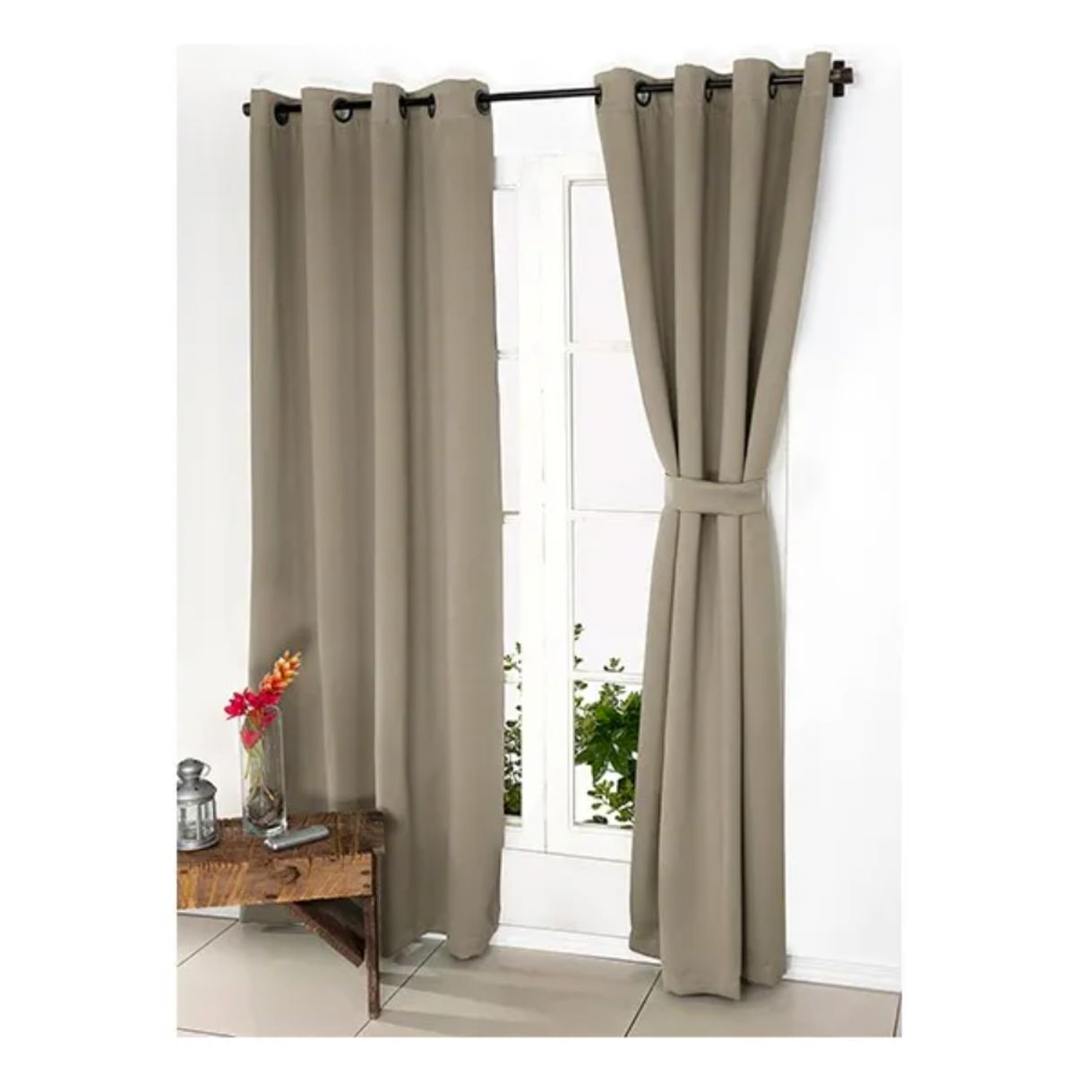 DORAL - Set Cortina Térmica Blackout Victoria 140x220 taupe
