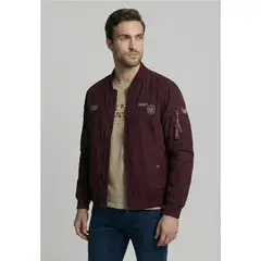 FEROUCH - Chaqueta Pilot Bomber Plum