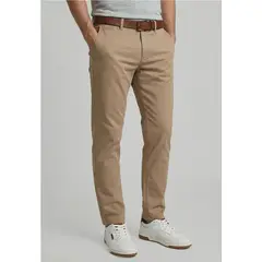 FEROUCH - Pantalón Twill Slim /31 Khaki