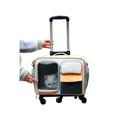 LUBABYCAS - Maleta Mochila Bolso Perros Gatos 3 En 1 Cute By