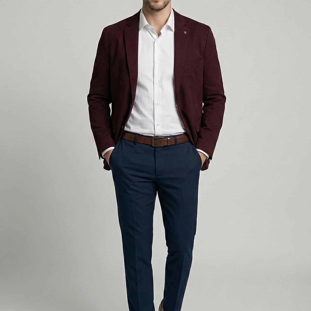 FEROUCH - Blazer Stanford Burgundy Ferouch
