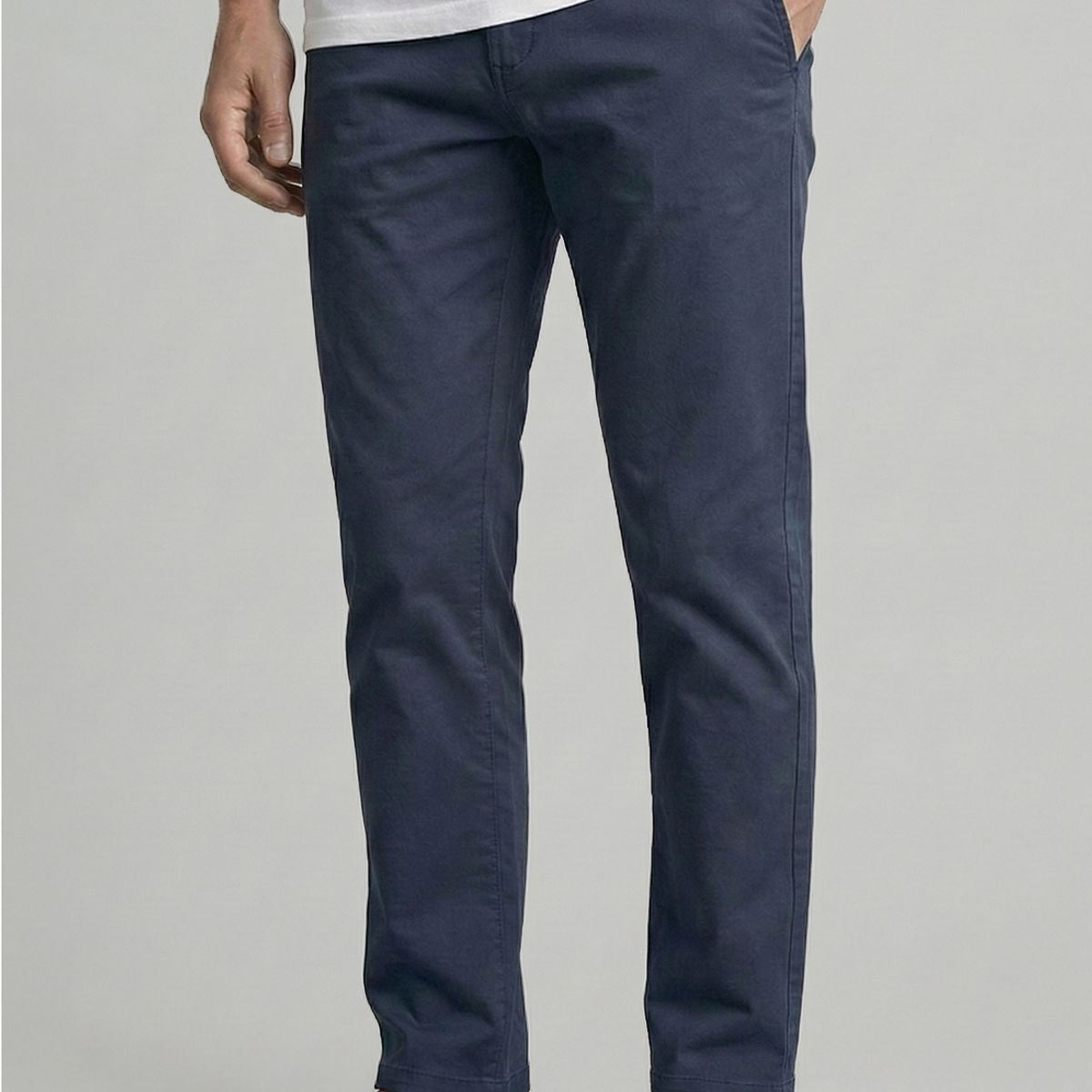 FEROUCH - Pantalón Twill Slim /33 Steel Ferouch