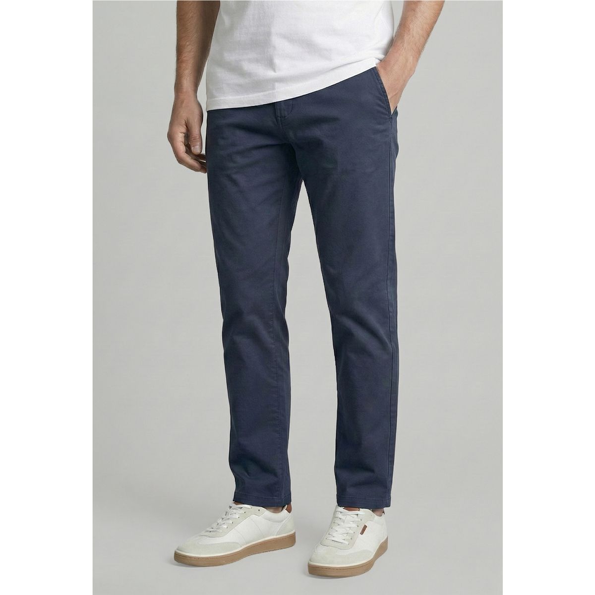 FEROUCH - Pantalón Twill Slim /33 Steel Ferouch