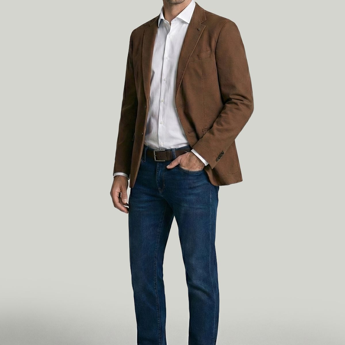 NEW MAN - Blazer Toulouse Mocha New Man